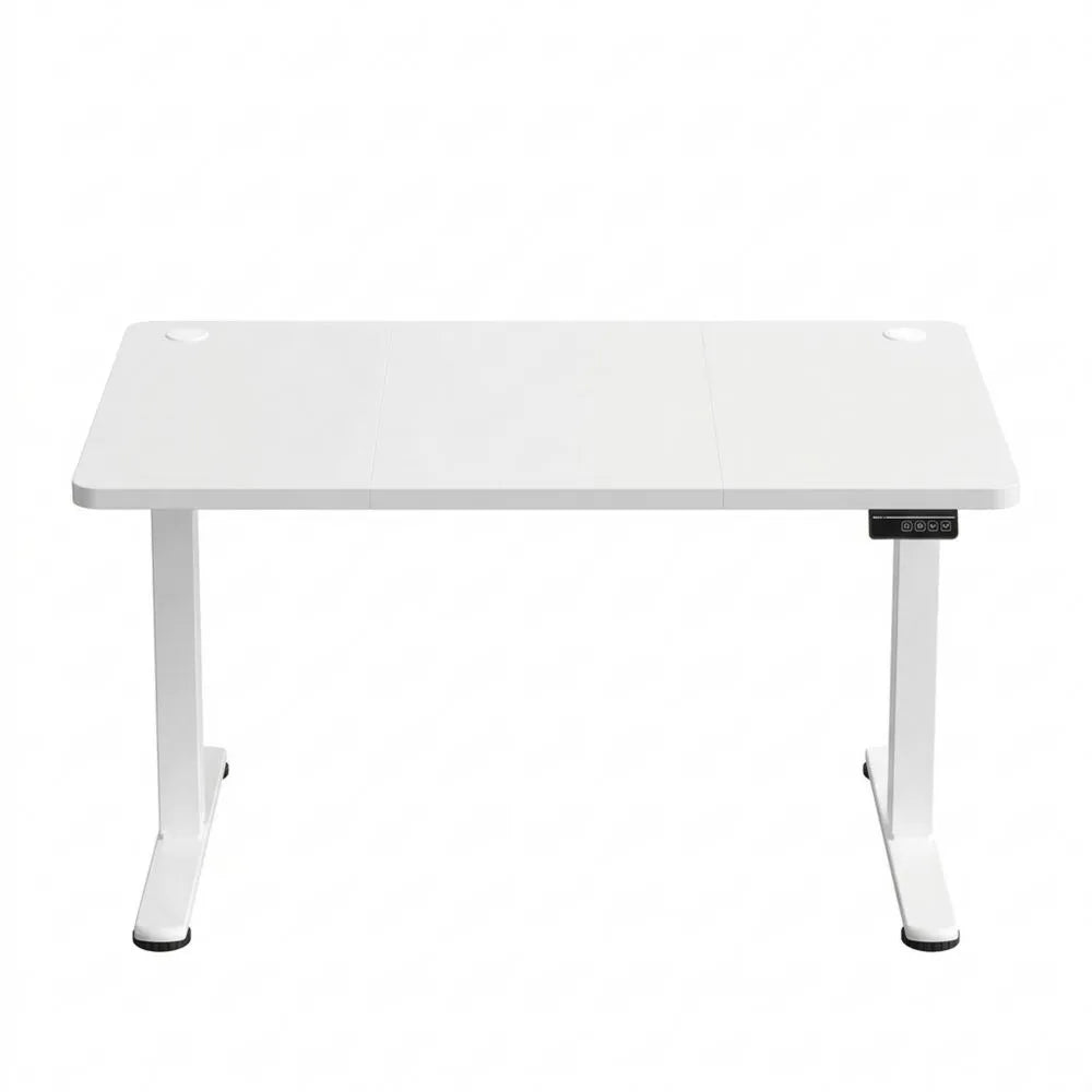 Elektrisch Höhenverstellbarer Schreibtisch mit Memory-Funktion, Steh-Sitz Bürotisch, 120 x 60 cm, Weiß