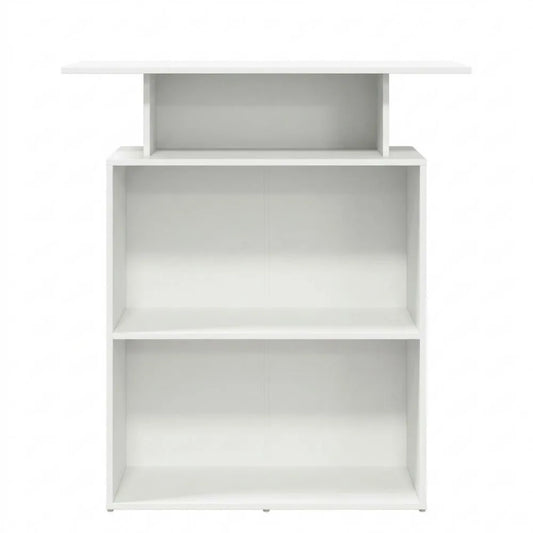 Moderne Empfangstheke für Salon oder Büro, Weiß, 100 x 40 x 104 cm