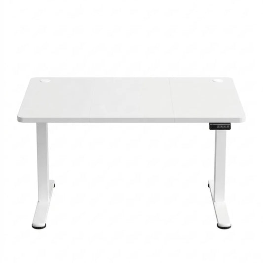 Elektrisch Höhenverstellbarer Schreibtisch mit Memory-Funktion, Steh-Sitz Bürotisch, 120 x 60 cm, Weiß